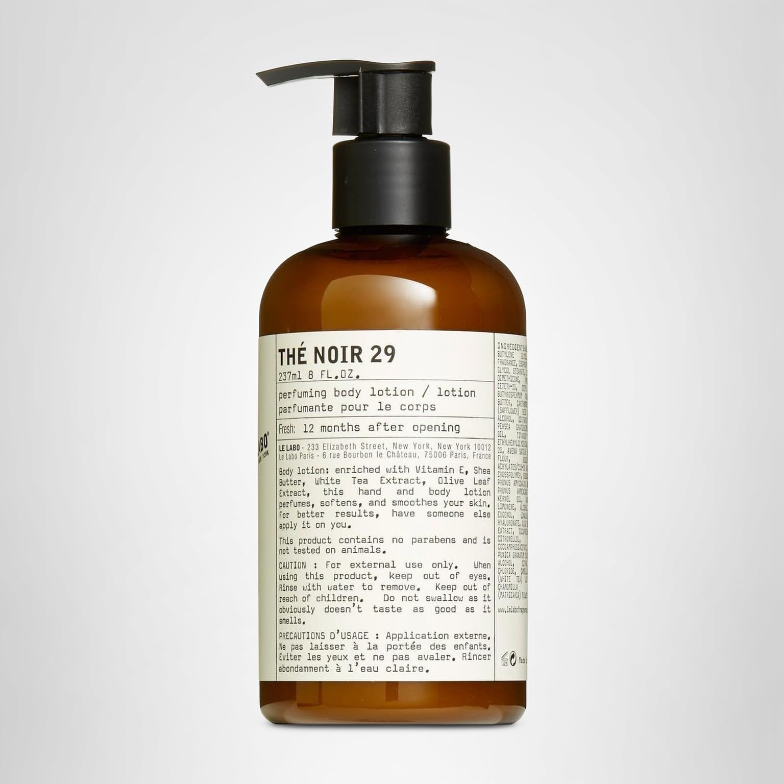 Amazon.com : Le labo Thé Noir 29 Hand & Body Lotion - 8 Oz Amazon.com : Le labo Thé Noir 29 Hand & Body Lotion - 8 Oz